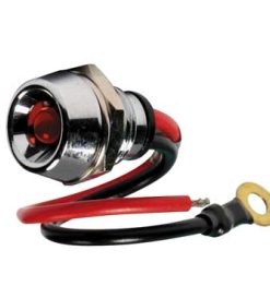 Lampa Abverkauf Kontroll LED-Leuchte rot, 12/24V