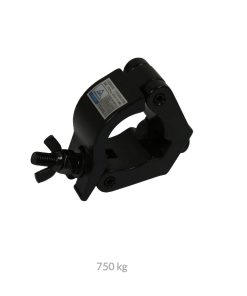 CJS HALF COUPLER, Rohr Ø 60mm, 750kg, schwarz