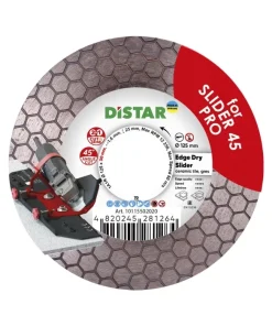 DiStar Diamantscheibe Edge Dry für SLIDER45 PRO 2.0 Schutzhülle – 125×30 mm