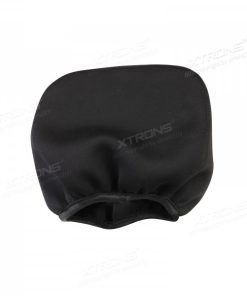 HC001 2X Schwarze Kopfstützenbezüge