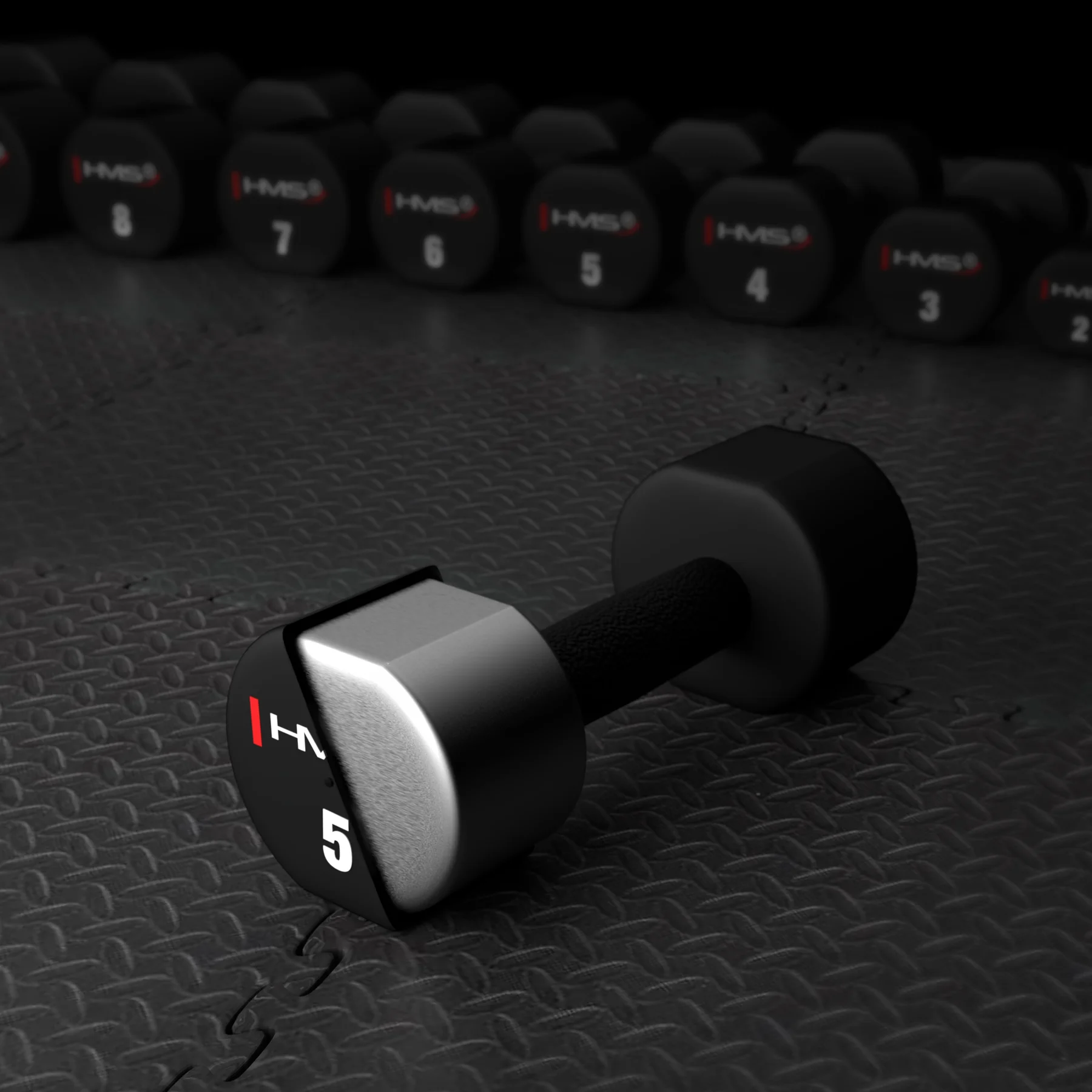 HPT05 2 X 5 KG POLYURETHAN-HANTELN TPU HMS – Bild 5