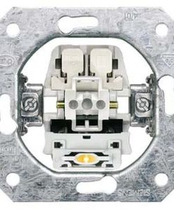 Taster 1 Wechsler mit LED, sep. N-Klemme DELTA Geräteeinsatz UP
