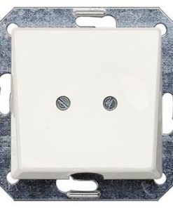 Kabelauslassplatte DELTA i-system, titanweiß