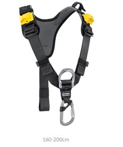 Petzl TOP Brustgurt für Sitz- und Haltegurt 160-200cm, schwarzgelb