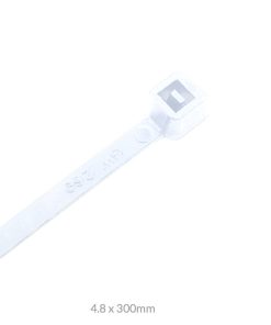 Plica KABI C-TIE Kabelbinder 4.8 x 300mm, weiss, VE 100