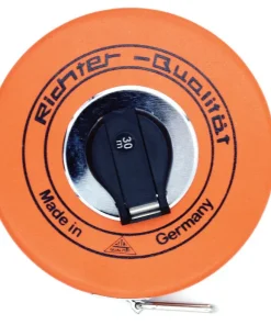 Durchmesser Maßband, Stahl weißlackiert, 10 mm breit, Länge 10m