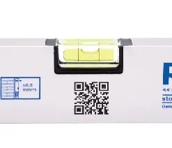 Leichtmetall Wasserwaage, 1Horizontal- und 1 Vertikallibelle Länge 20cm