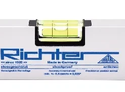 Leichtmetall Wasserwaage, 1Horizontal- und 2 Vertikallibelle Länge 100cm