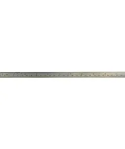 Biegsamer Stahlmaßstab, mm – inches, Länge 200 mm